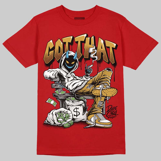 Red Sneakers DopeSkill T-Shirt Got That Graphic Streetwear - Red 