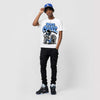 Black University Blue 5s DopeSkill T-Shirt Paper Chaser Boy Graphic