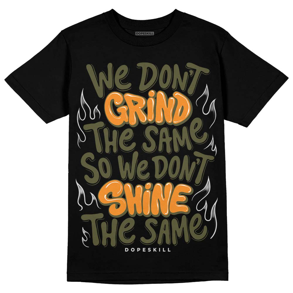 Jordan 5 "Olive" DopeSkill T-Shirt Grind Shine Graphic Streetwear - Black