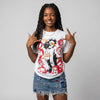 Sunset 5s DopeSkill T-Shirt Built Different Graphic