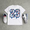 “True Blue” 3s DopeSkill T-Shirt No.23 Graphic