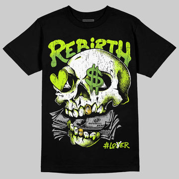 Max 95 Big Bubble Neon Yellow DopeSkill T-Shirt Rebirth Graphic Streetwear - Black