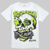 Max 95 Big Bubble Neon Yellow DopeSkill T-Shirt Rebirth Graphic Streetwear - White