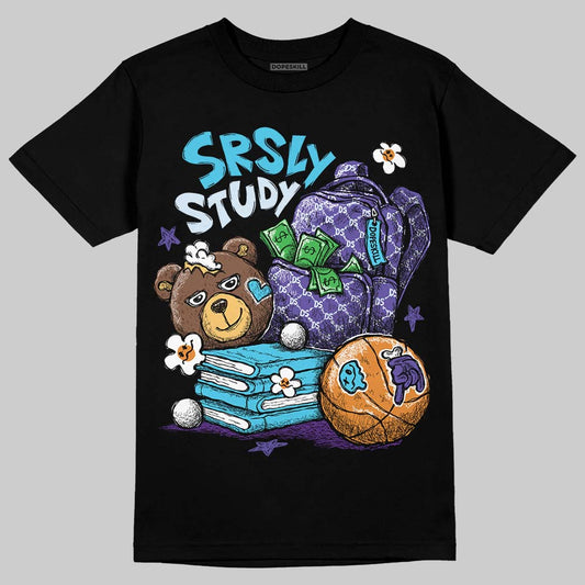 Jordan 6 "Aqua" DopeSkill T-Shirt Fear Fuels The Hustle Graphic Streetwear - Black