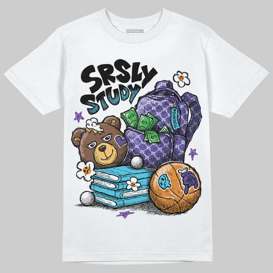 Jordan 6 "Aqua" DopeSkill T-Shirt Fear Fuels The Hustle Graphic Streetwear - White 