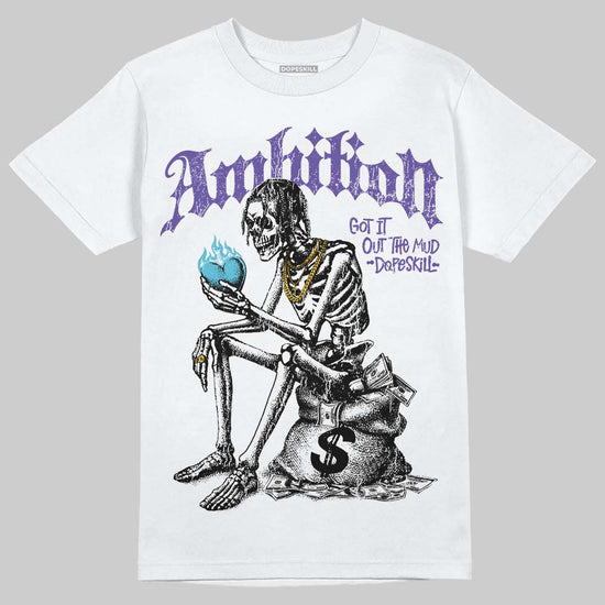 Jordan 8 Aqua DopeSkill T-Shirt Ambition Graphic Streetwear - White 