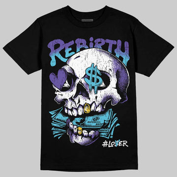 Jordan 8 Aqua DopeSkill T-Shirt Rebirth Graphic Streetwear - Black