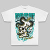 Aqua Oversize Print Drip or Die DopeSkill Graphic Premium T-shirt Streetwear - White 