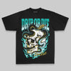 Aqua Oversize Print Drip or Die DopeSkill Graphic Premium T-shirt Streetwear - Black