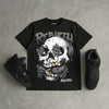 Black Cat 4s DopeSkill T-Shirt Rebirth Graphic