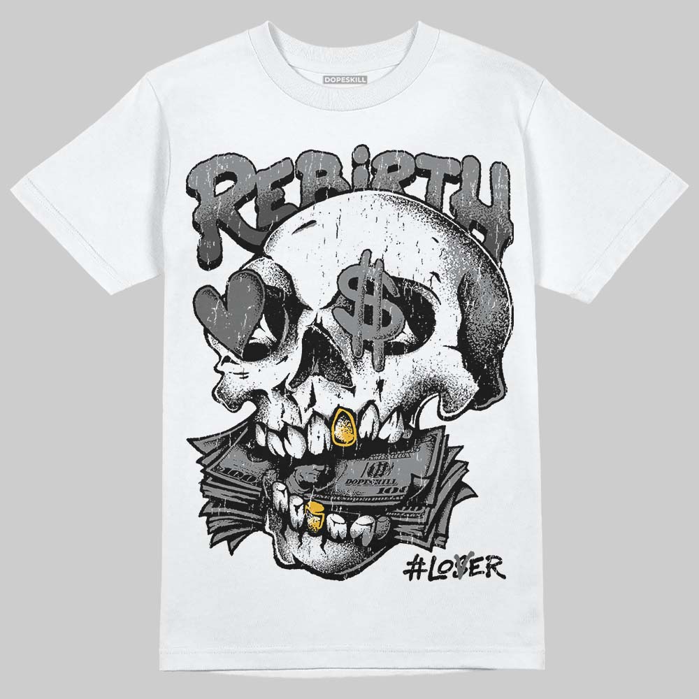 Jordan 4 Black Cat DopeSkill T-Shirt Rebirth Graphic Streetwear - White