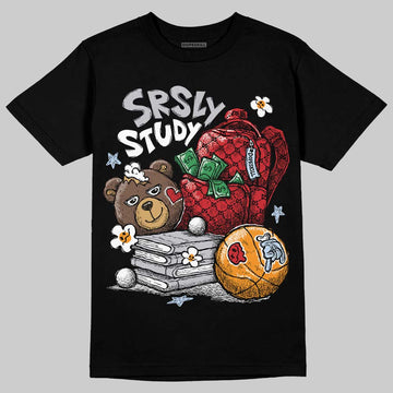 Jordan 5 Retro OG Black Metallic Reimagined DopeSkill T-Shirt Fear Fuels The Hustle Graphic Streetwear - Black