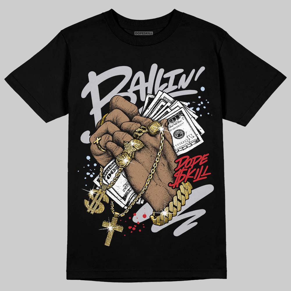 Jordan 5 Retro OG Black Metallic Reimagined DopeSkill T-Shirt Always Ballin' Graphic Streetwear -= black