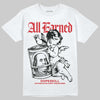 Jordan 5 Retro OG Black Metallic Reimagined DopeSkill T-Shirt All Earned Graphic Streetwear - WHite 