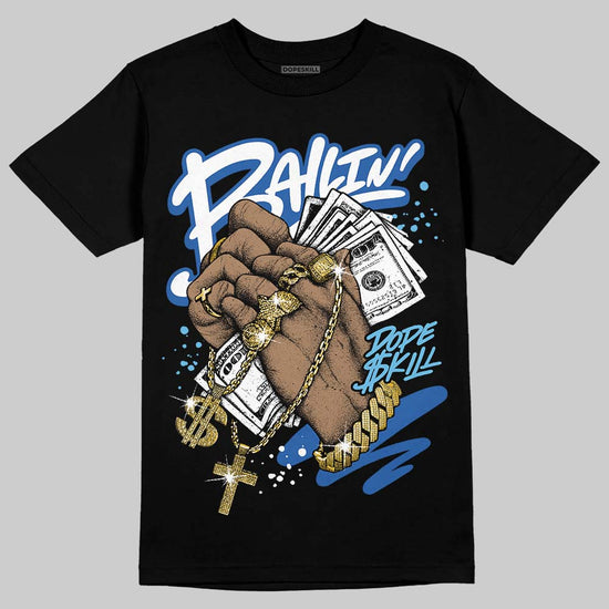 Jordan 12 Retro Blueberry DopeSkill T-Shirt Always Ballin' Graphic Streetwear - Black