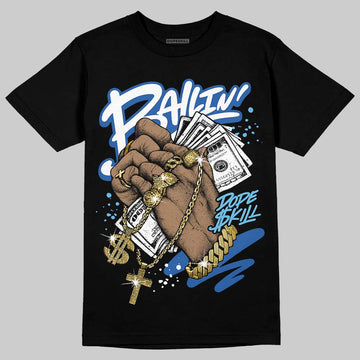 Jordan 12 Retro Blueberry DopeSkill T-Shirt Always Ballin' Graphic Streetwear - Black