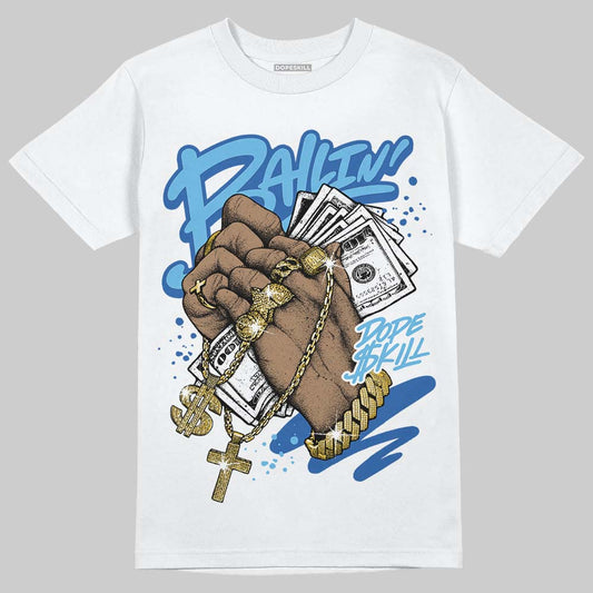 Jordan 12 Retro Blueberry DopeSkill T-Shirt Always Ballin' Graphic Streetwear - White