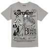 Grey Sneakers DopeSkill Grey T-Shirt Broken Bones Graphic Streetwear