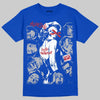 Jordan 3 "True Blue" DopeSkill T-Shirt Built Different Graphic Streetwear - Royal