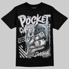 Jordan 11 Retro Low Cement Grey DopeSkill T-Shirt Pocket Change Graphic Streetwear - Black