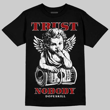 Black and White Sneakers DopeSkill T-Shirt Trust Nobody Graphic Streetwear - black