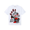 Black and White Sneakers DopeSkill T-Shirt Make Money Graphic Streetwear - White 