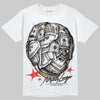 Black and White Sneakers DopeSkill T-Shirt Money Longer Graphic Streetwear - White 
