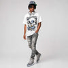 Cool Grey 11s DopeSkill T-Shirt Rebirth Graphic