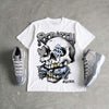 Cool Grey 11s DopeSkill T-Shirt Rebirth Graphic