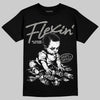Jordan 11 Cool Grey DopeSkill T-Shirt Flexin' Graphic Streetwear - Black