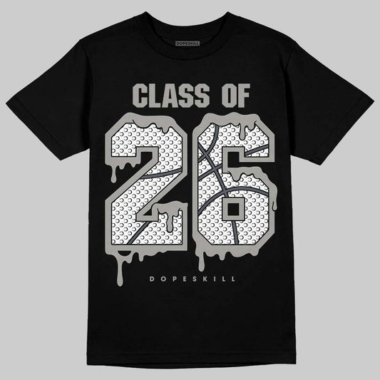 Jordan 11 Cool Grey DopeSkill T-Shirt 26 Drip Graphic Streetwear - Black