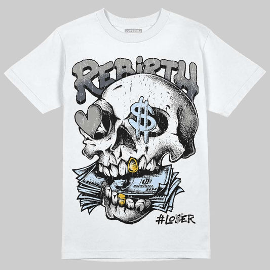 Jordan 11 Cool Grey DopeSkill T-Shirt Rebirth Graphic Streetwear - White 