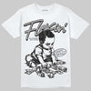 Jordan 11 Cool Grey DopeSkill T-Shirt Flexin' Graphic Streetwear - White