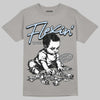Jordan 11 Cool Grey DopeSkill T-Shirt Flexin' Graphic Streetwear - Gravel