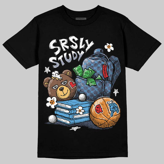 Jordan 11 Retro Low Diffused Blue DopeSkill T-Shirt Fear Fuels The Hustle Graphic Streetwear - Black