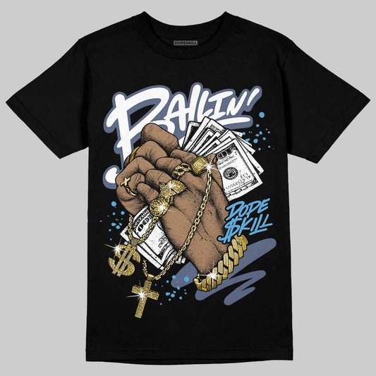 Jordan 11 Retro Low Diffused Blue DopeSkill T-Shirt Always Ballin' Graphic Streetwear - Black