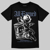 Jordan 11 Retro Low Diffused Blue DopeSkill T-Shirt All Earned Graphic Streetwear - Black