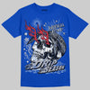 Jordan 3 "True Blue" DopeSkill T-Shirt Drip Season Graphic Streetwear - Royal