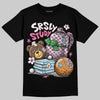 Dunk Low LX Pink Foam DopeSkill T-Shirt Fear Fuels The Hustle Graphic Streetwear - Black