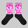 Dunk Low GS “Active Fuchsia” DopeSkill Sublimated Socks FIRE Graphic Streetwear