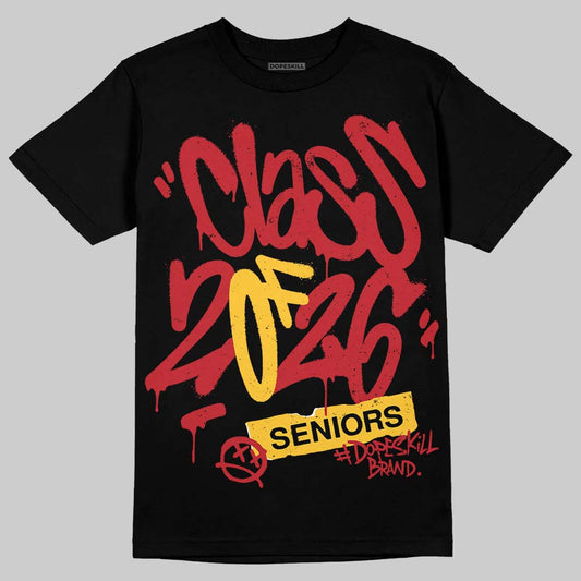 Jordan 14 Retro Ferrari (2025) DopeSkill T-Shirt Class of 2026 Graphic Streetwear - black