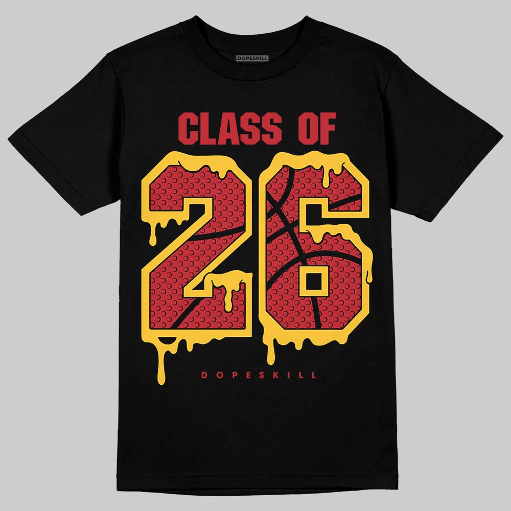 Jordan 14 Retro Ferrari (2025) DopeSkill T-Shirt 26 Drip Graphic Streetwear - Black