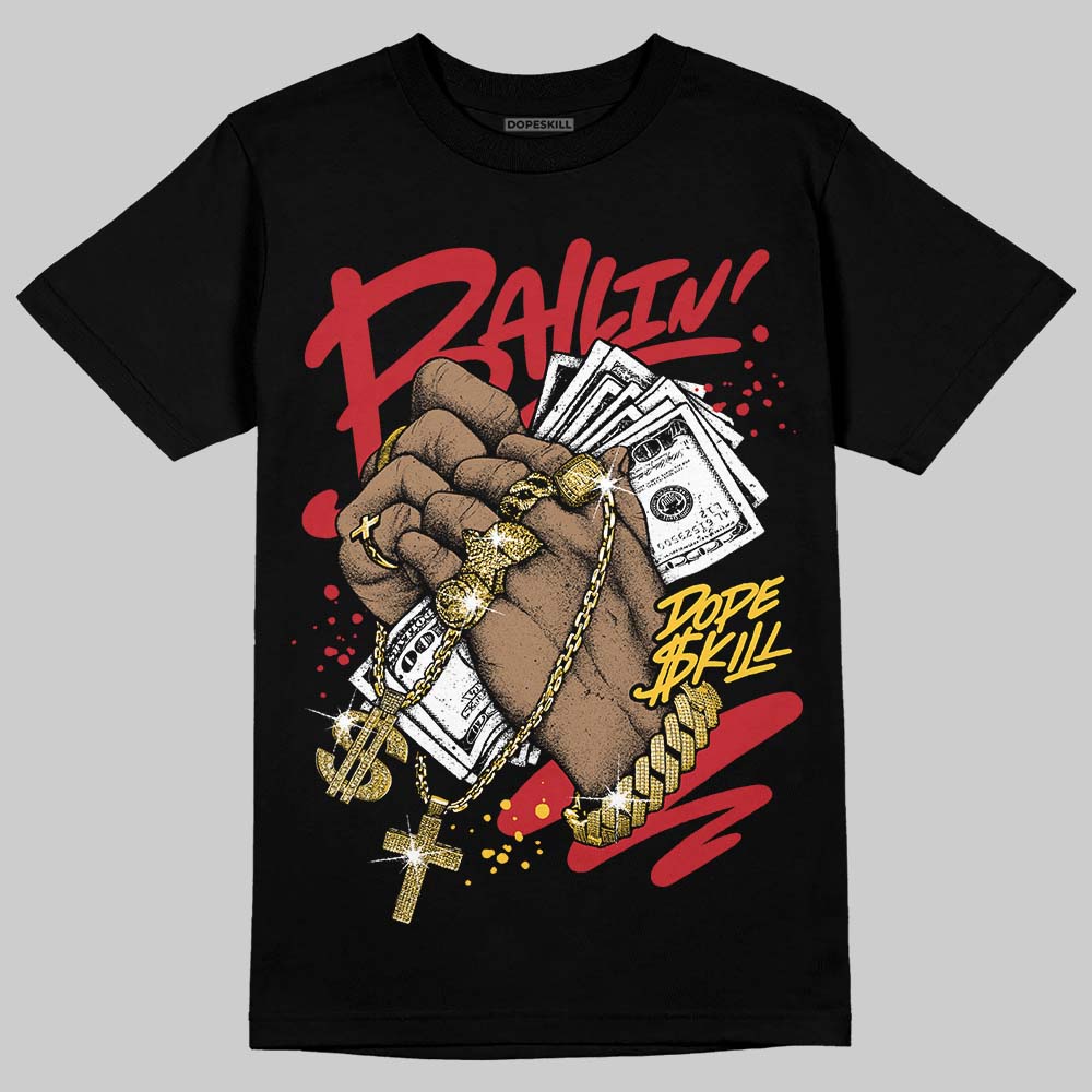 Jordan 14 Retro Ferrari (2025) DopeSkill T-Shirt Always Ballin' Graphic Streetwear - Black