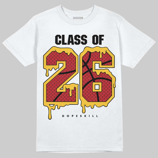 Jordan 14 Retro Ferrari (2025) DopeSkill T-Shirt 26 Drip Graphic Streetwear - White