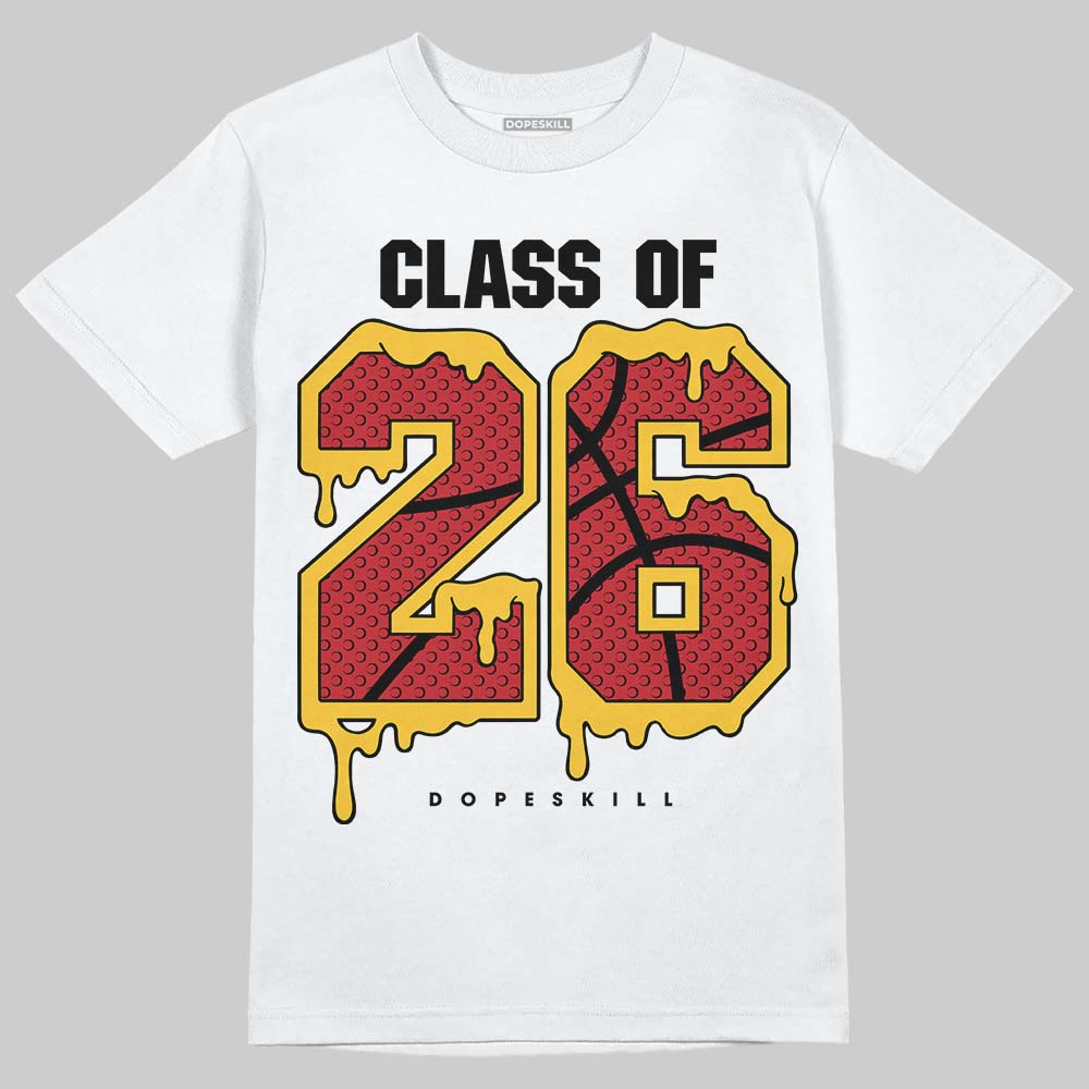 Jordan 14 Retro Ferrari (2025) DopeSkill T-Shirt 26 Drip Graphic Streetwear - White