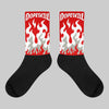 FIRE Sublimated Socks Match Fire Red 3s