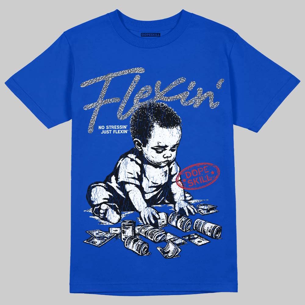 Jordan 3 True Blue T-Shirt | Flexin' DopeSkill Streetwear Graphic