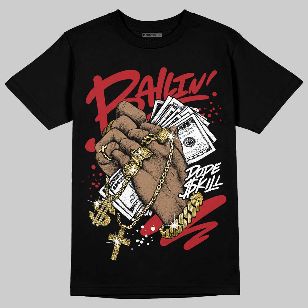 Jordan 12 Retro Flu Game (2025) DopeSkill T-Shirt Always Ballin' Graphic Streetwear - Black