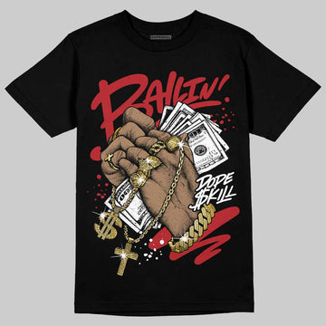 Jordan 12 Retro Flu Game (2025) DopeSkill T-Shirt Always Ballin' Graphic Streetwear - Black