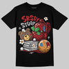 Jordan 12 Retro Flu Game (2025) DopeSkill T-Shirt Fear Fuels The Hustle Graphic Streetwear - Black